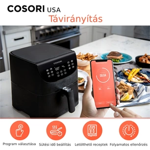 Cosori CS158-AF-RXB Premium Smart forrólevegős sütő