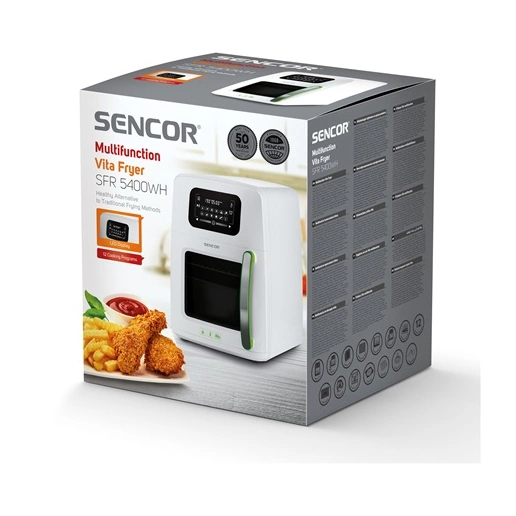 Sencor SFR5400WH forró levegős olajsütő