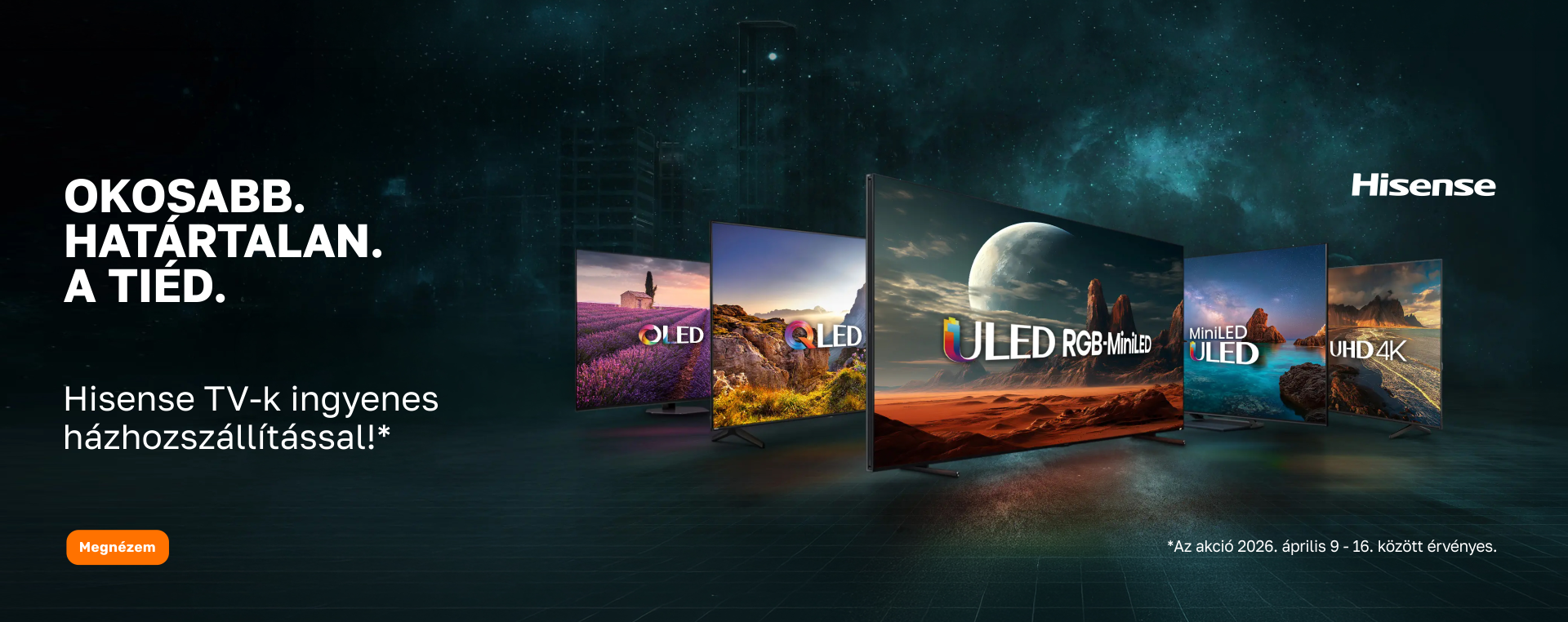 Hisense TV ingyen szállítás