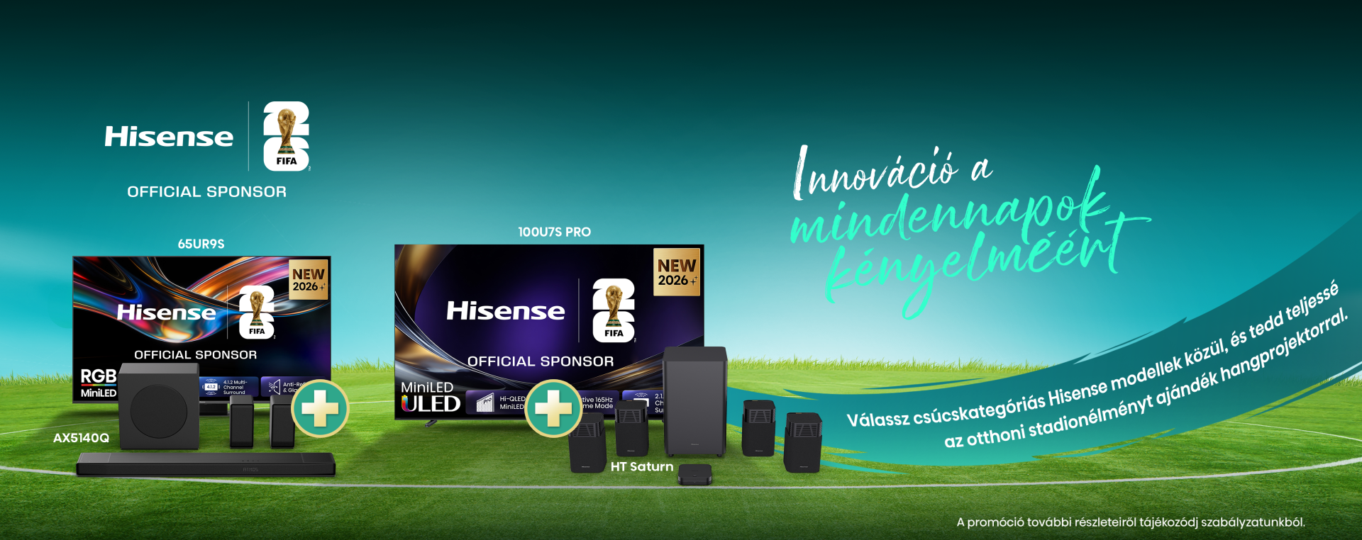Hisense TV ráadás hangrendszerrel
