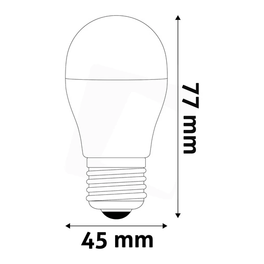 Avide ABMG27WW-2.9W LED Globe mini izzó
