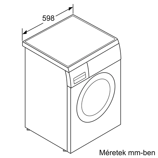 Bosch WUU28T61BY elöltöltős mosógép