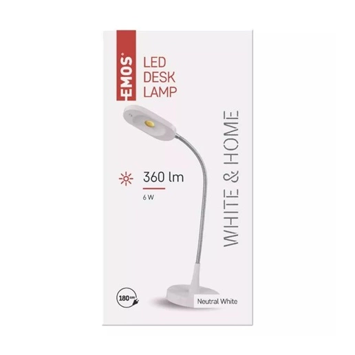 Emos Z7523W LED asztali lámpa white & home, fehér