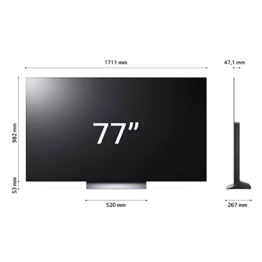 LG OLED77C31LA UHD SMART OLED TV