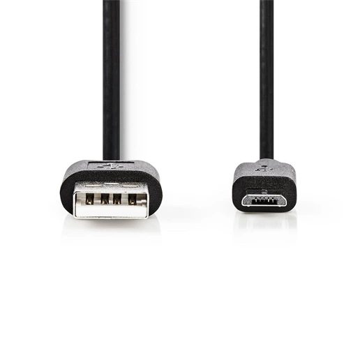 Nedis CCGP60500BK20 USB 2.0 kábel | A Dugasz - Mikro B Dugasz | 2,0 m | Fekete