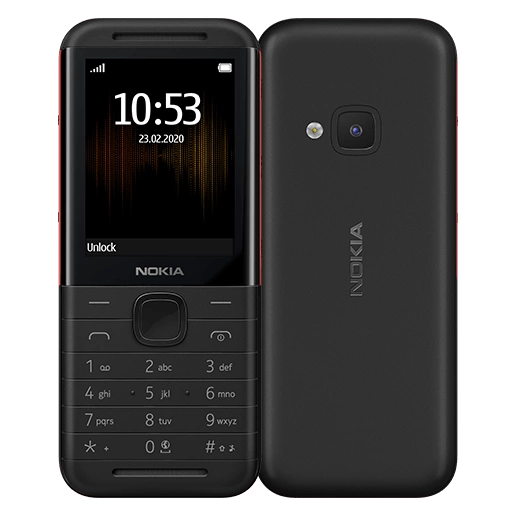 Nokia 5310 XpressMusic DS mobiltelefon, Black/Red