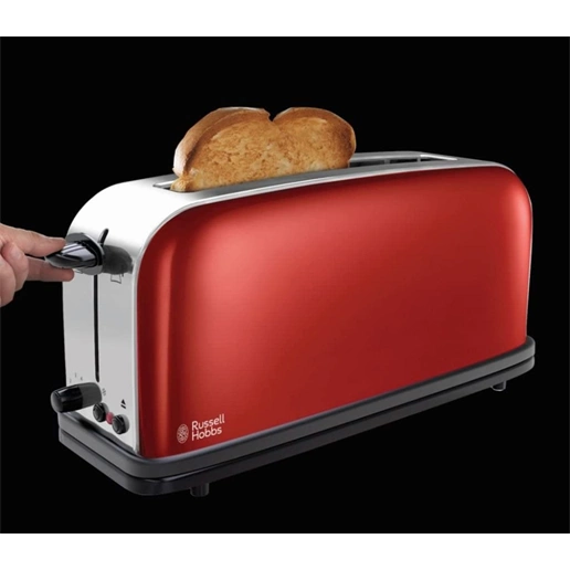 Russell Hobbs 21391-56 Colours Plus + piros hosszúszeletes kenyérpirító