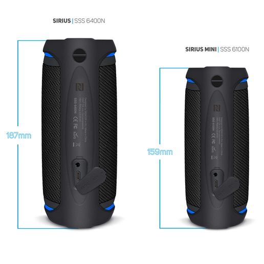 Sencor SSS 6100N SIRIUS MINI Bluetooth hangszóró, fekete