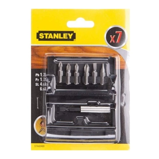 Stanley STA60480-XJ bit készlet  PZ1 2  PH1 2  SL4.5 6.5