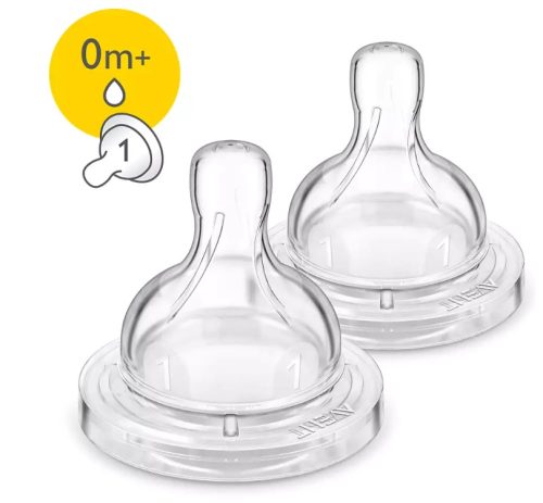 Philips SCF631/27 Avent Classic+ 2 x 1 lyukú újszülött pótcumi 0h+