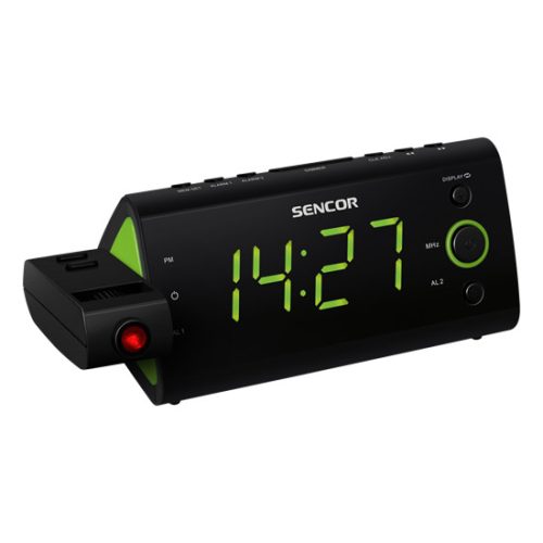 Sencor SRC330GN rádiós ébresztőóra