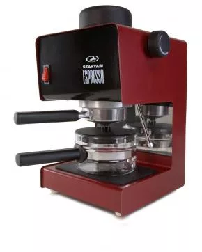 Szarvasi SZV-611 Eszpresszó kávéfőző, bordó