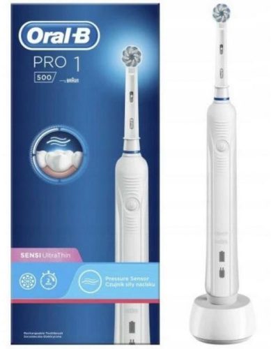 Oral-B PRO 500 SENSI UltraThin elektromos fogkefe (D16.513.U)