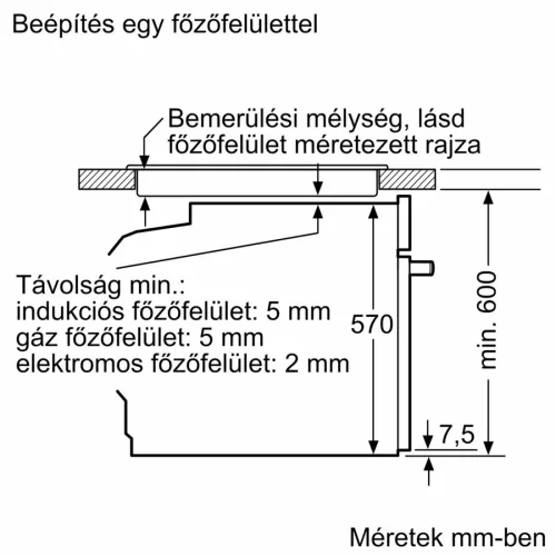 Bosch HBA573EB0 Serie | 4 Beépíthető sütő