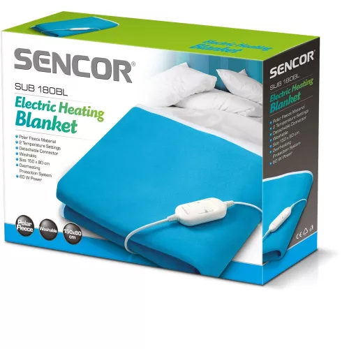 Sencor SUB181BL Elektromos ágymelegítő (lepedő alá)