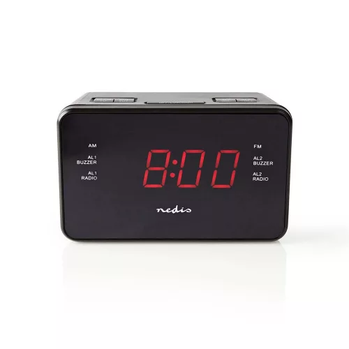 Nedis CLAR002BK digitális rádiós ébresztőóra