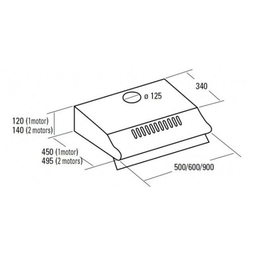 Cata P-3060 IX/L inox standard páraelszívó