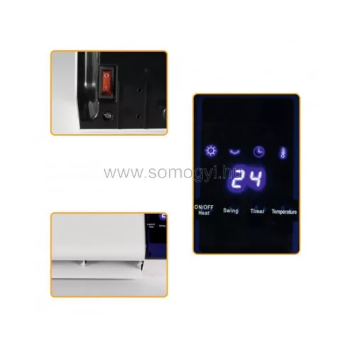 Home by Somogyi FKF 59201 fali ventilátoros fűtőtest, stop programos