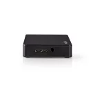 Nedis UHUBU3420BK USB-hub | 4 portos | USB 3.0 ellátású | külön ellátás | 5 Gbps