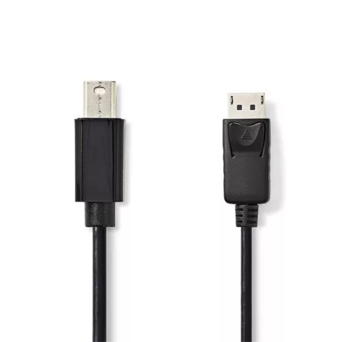 Nedis CCGP37400BK20 Mini DisplayPort - DisplayPort Kábel | Mini DisplayPort-dugasz - DisplayPort-dugasz | 2,0 m | Fekete