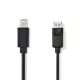 Nedis CCGP37400BK20 Mini DisplayPort - DisplayPort Kábel | Mini DisplayPort-dugasz - DisplayPort-dugasz | 2,0 m | Fekete