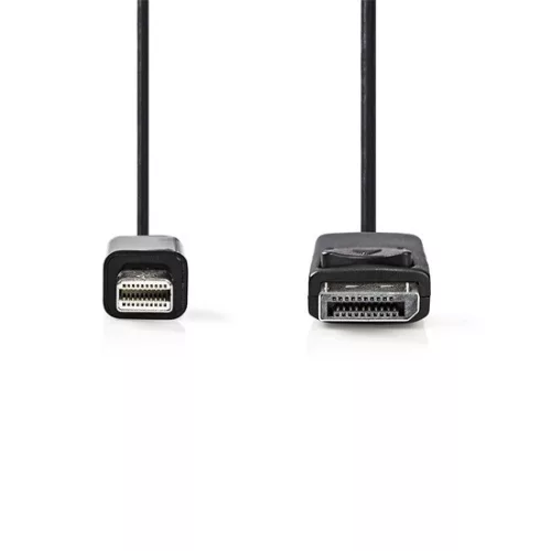 Nedis CCGP37400BK20 Mini DisplayPort - DisplayPort Kábel | Mini DisplayPort-dugasz - DisplayPort-dugasz | 2,0 m | Fekete