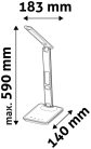 Avide ABLDL-OLC-6W-WH LED asztali lámpa