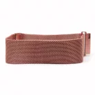 Mybandz 20SKU621 milánói mágneses fém óraszíj / "pink/rose" / 20mm