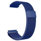 Mybandz 22SKU1629 milánói fém óraszíj / sötétkék / 22mm