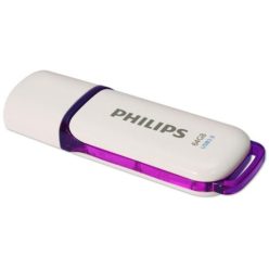   Philips PH668213 Pendrive USB 3.0 64GB Snow Edition fehér-lila