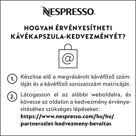 Nespresso® De'Longhi EN510.B Lattissima One kapszulás kávéfőző, fekete