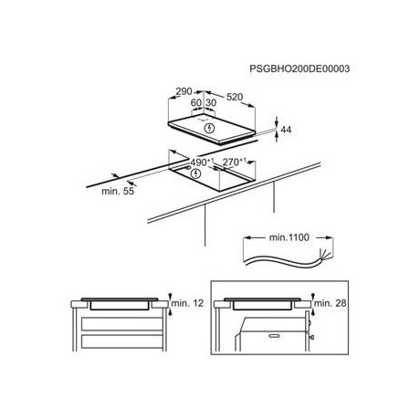 Electrolux LIT30230C beépíthető elektromos főzőlap