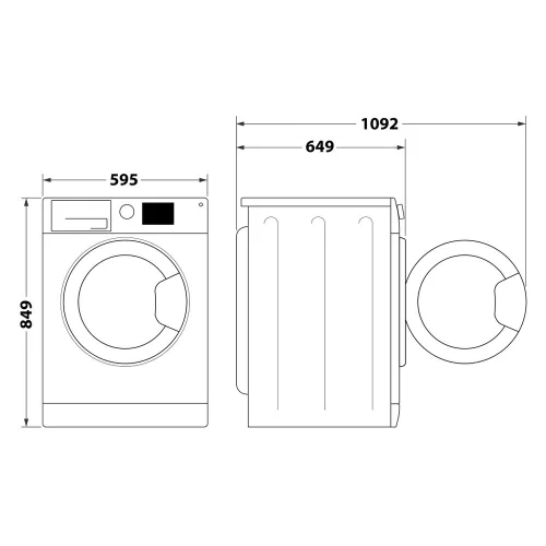 Whirlpool FFT M22 9X3B EE hőszivattyús szárítógép