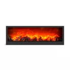 Bewello BW2015 LED-es l látványkandalló lánghatással - elemes / USB-s - 60 x 10 x 20 cm