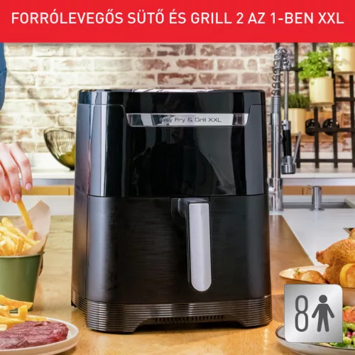 Tefal EY801815 Easy Fry & Grill XXL forrólevegős sütő