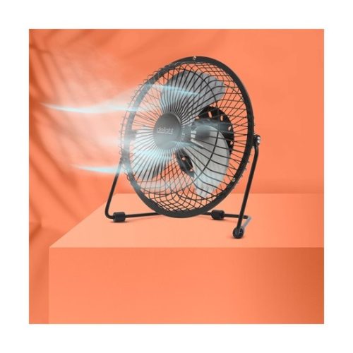 Delight 51110 USB mini ventilátor, fekete 15 cm