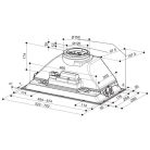 Faber INKA SMART C LG A70 beépithető páraelszívó