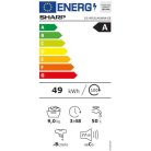 Sharp ESNFL914AWNA elöltöltős mosógép
