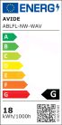 Avide ABLFL-NW-WAV LED állólámpa WAVE 18W NW
