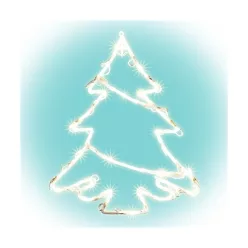 Home by Somogyi KID 502 B/WW LED-es ablakdísz fenyőfa