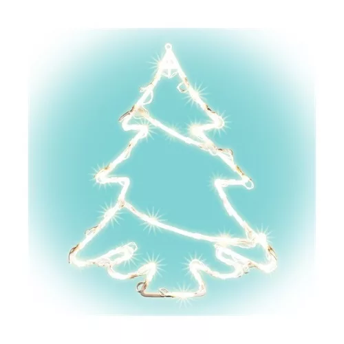 Home by Somogyi KID 502 B/WW LED-es ablakdísz fenyőfa