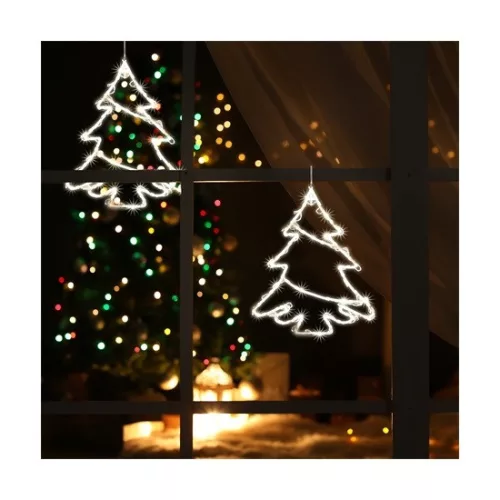 Home by Somogyi KID 502 B/WW LED-es ablakdísz fenyőfa