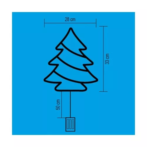 Home by Somogyi KID 502 B/WW LED-es ablakdísz fenyőfa