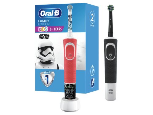 Oral-B D103 + D100 KIDS STAR WARS elektromos fogkefe