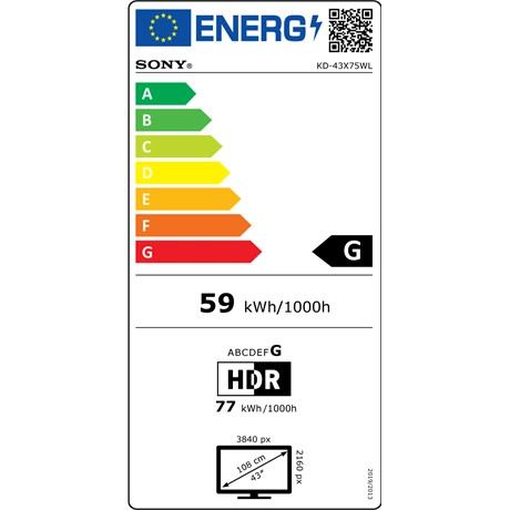 Sony KD43X75WLPAEP UHD Smart LED TV