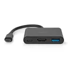 Nedis CCGB64770BK01 USB többportos adapter