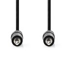 Nedis CAGL22000BK05 sztereó audiokábel