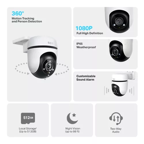 Tp-link TAPO C500 kültéri forgatható biztonsági WiFi kamera
