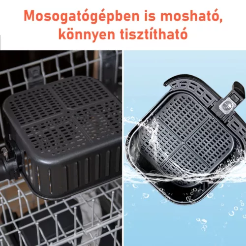 Cosori CP158-AF-RXB Premium forrólevegős sütő, fekete
