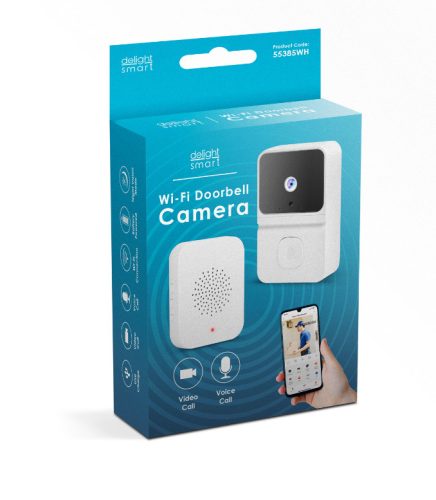 Delight Smart 55385WH kaputelefon szett – Wi-Fi-s, akkumulátoros – HD